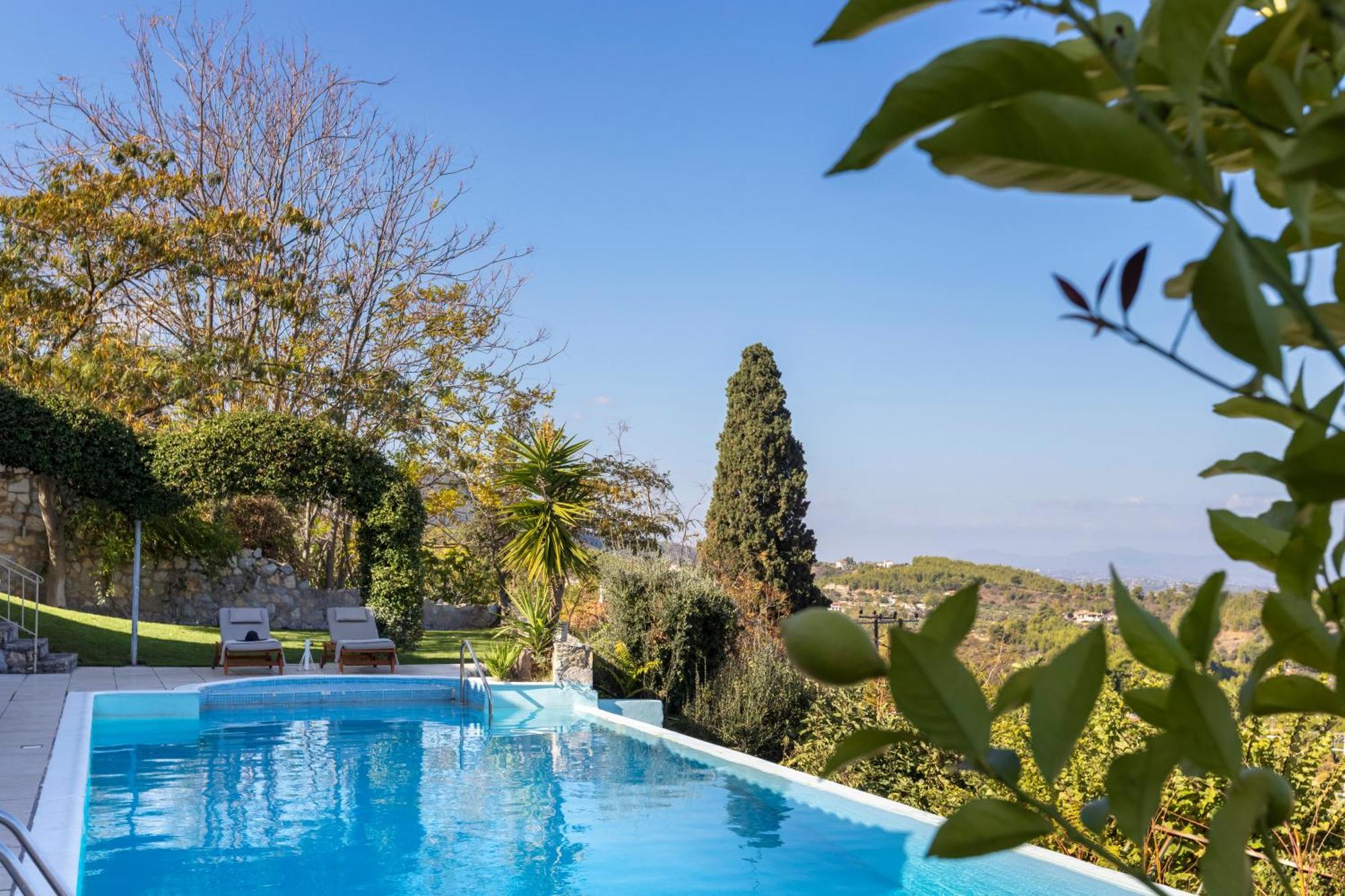 Villa Marrone Splendid Seaview Markopoulon Oropou Esterno foto