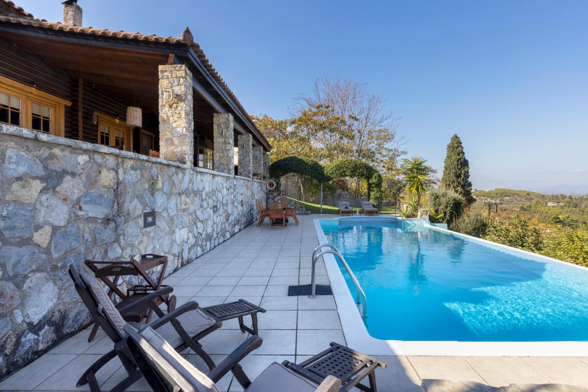 Villa Marrone Splendid Seaview Markopoulon Oropou Esterno foto