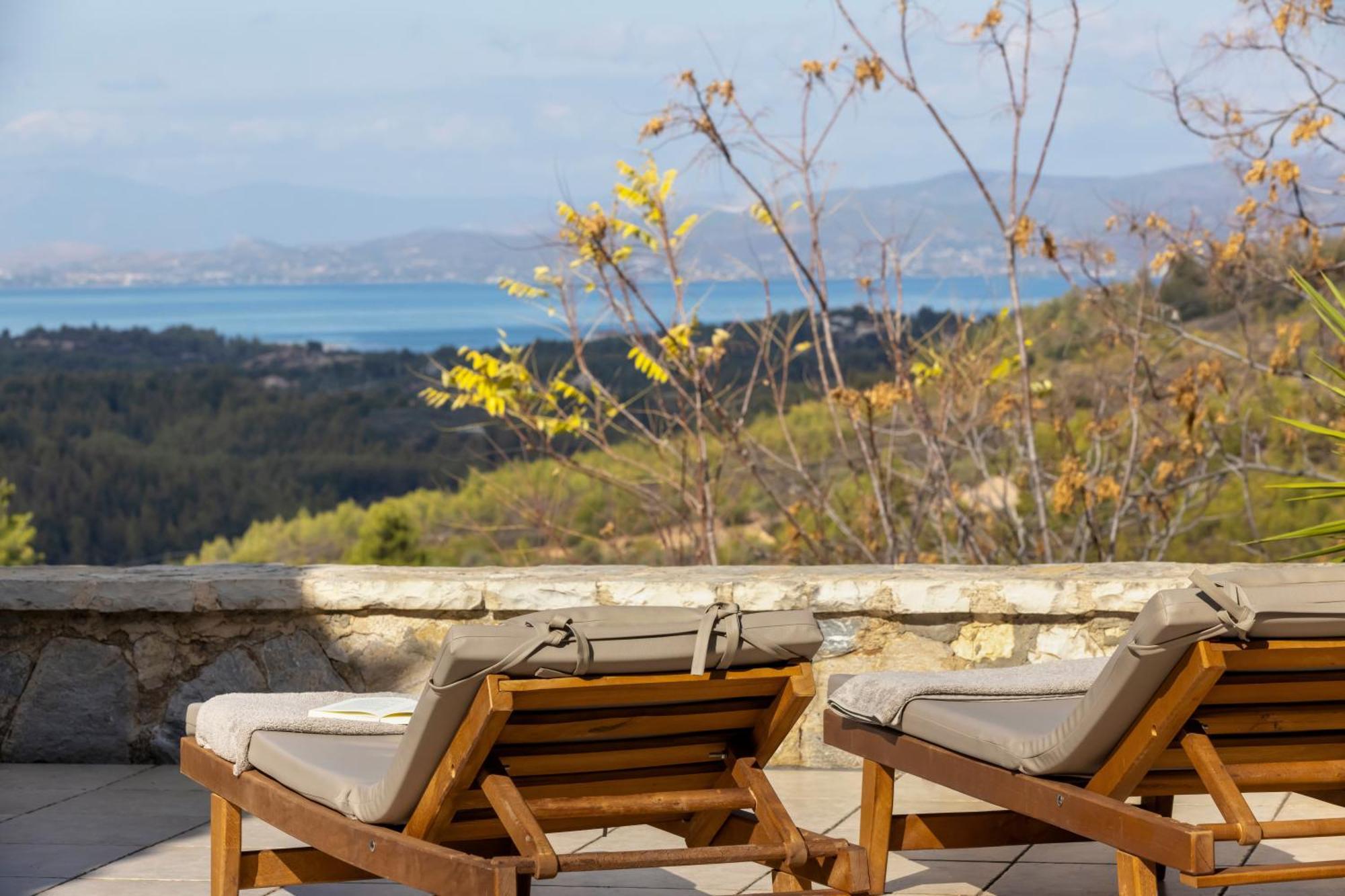 Villa Marrone Splendid Seaview Markopoulon Oropou Esterno foto
