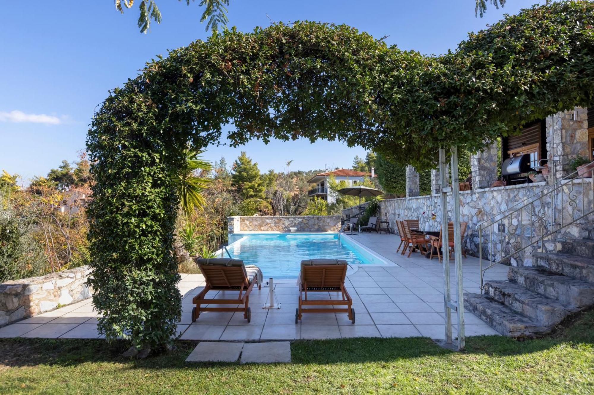 Villa Marrone Splendid Seaview Markopoulon Oropou Esterno foto