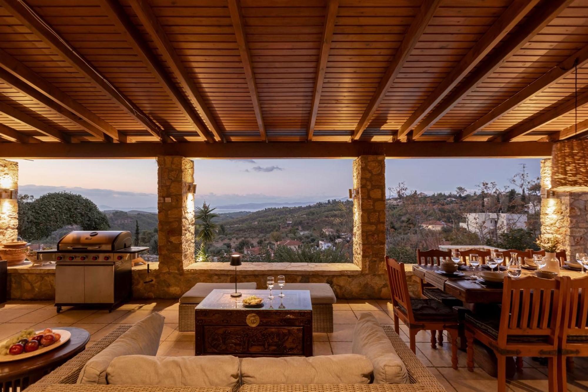 Villa Marrone Splendid Seaview Markopoulon Oropou Esterno foto