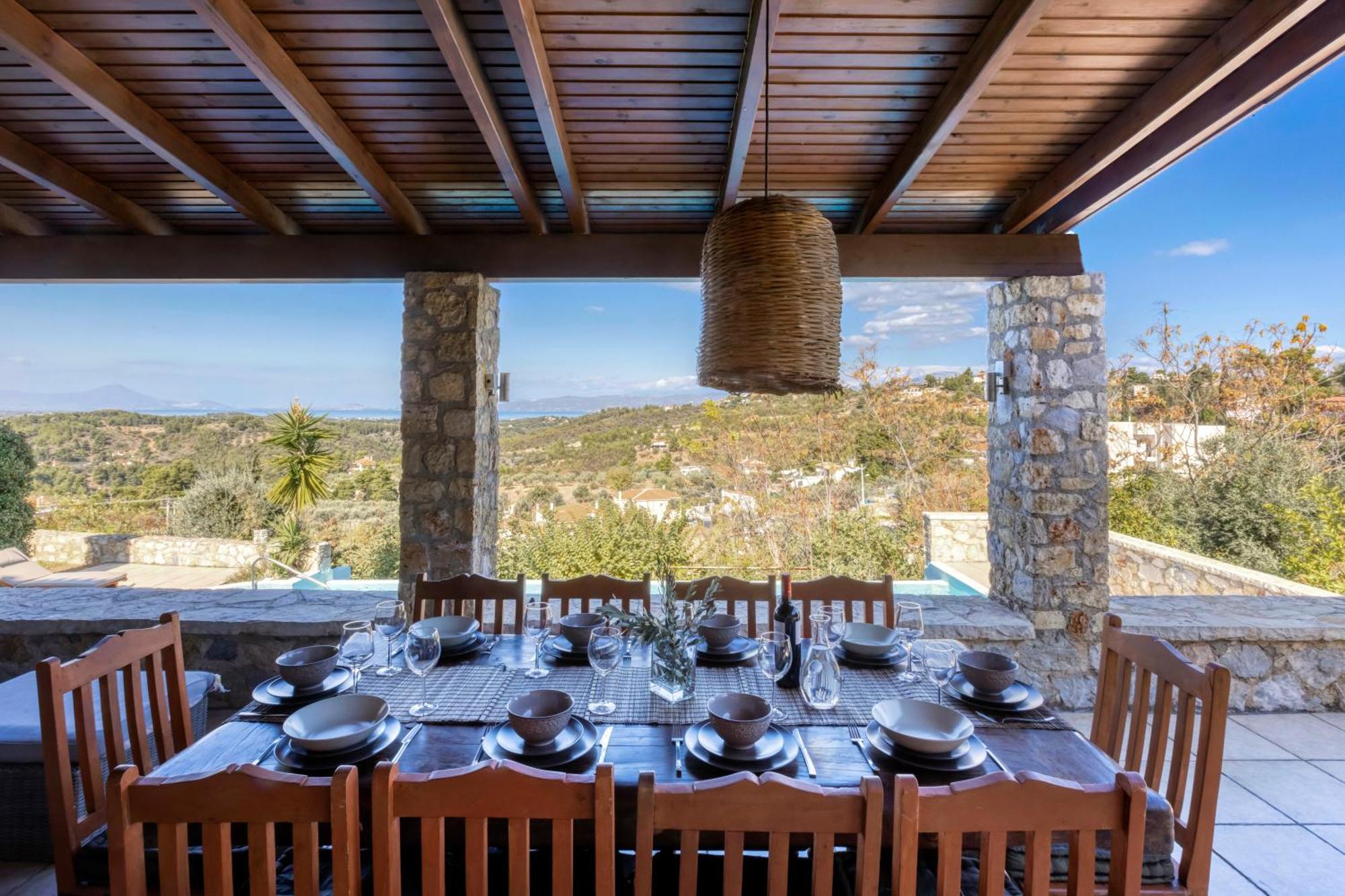 Villa Marrone Splendid Seaview Markopoulon Oropou Esterno foto