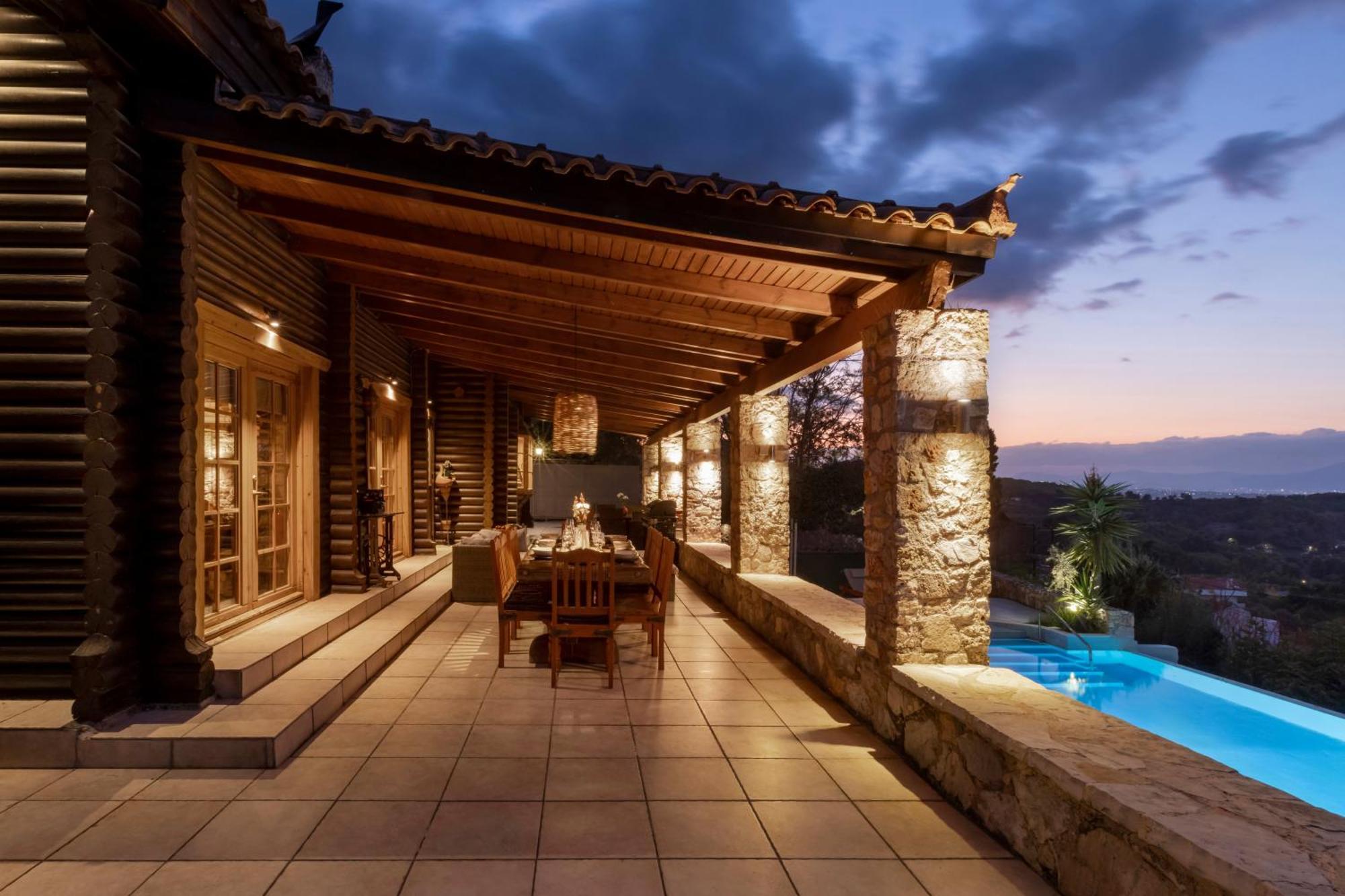 Villa Marrone Splendid Seaview Markopoulon Oropou Esterno foto