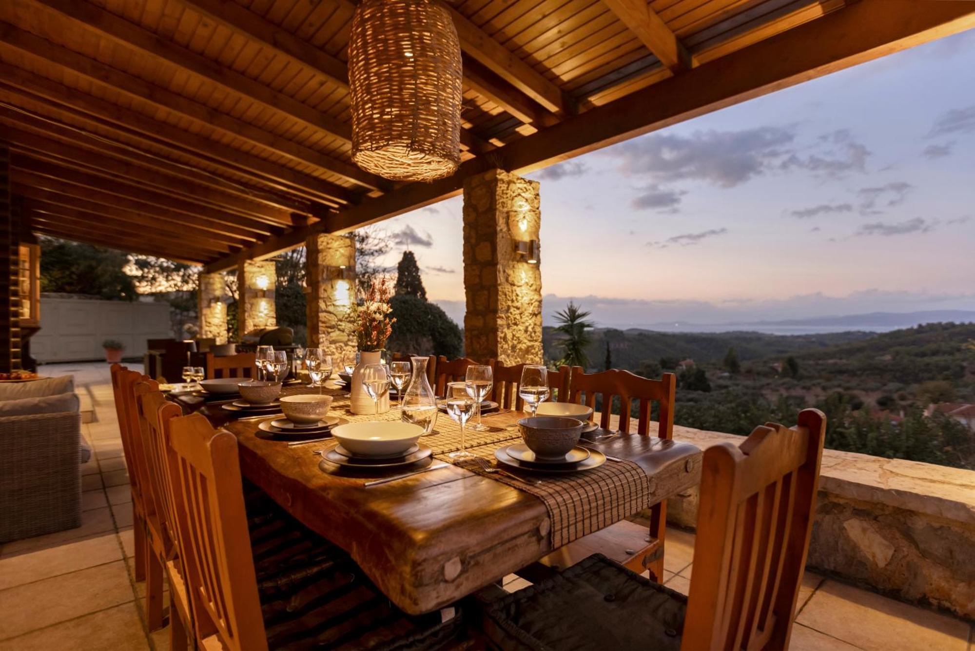 Villa Marrone Splendid Seaview Markopoulon Oropou Esterno foto