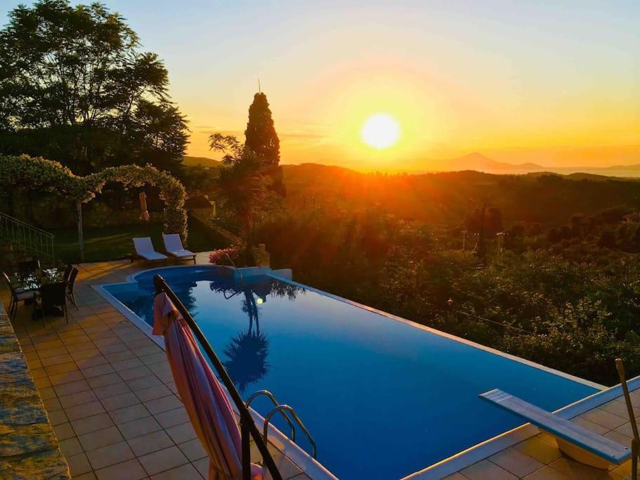 Villa Marrone Splendid Seaview Markopoulon Oropou Esterno foto