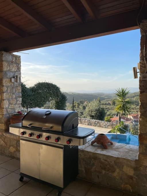 Villa Marrone Splendid Seaview Markopoulon Oropou Esterno foto